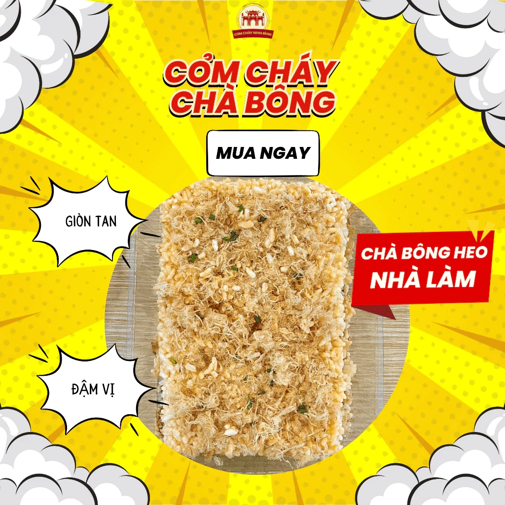 Cơm Cháy Chà Bông Không Cay